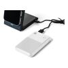 Recycelte ABS-Powerbank Tavi Weiß | ohne Werbeanbringung | Nicht verfügbar | Nicht verfügbar