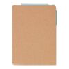 Notizbuch Quillo | Recycelter Karton | A6 | Blanko Hellblau