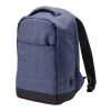 Antidiebstahl Rucksack 'Warschau' aus Polyester Blau