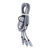 Nylon-Ladekabel Leif Silber