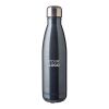 Einwandiger Edelstahlflasche aus recyceltem Stahl 650 ml Cliff Silber