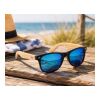 Sonnenbrille aus ABS und Bambus Luis Blau