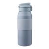 Doppelwandige Edelstahl-Trinkflasche 800 ml Katie Blau