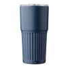 Recycelter doppelwandiger Trinkbecher aus Edelstahl (500 ml) Kael Weiß