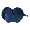 Reisekissen aus Polyester Leontine Blau