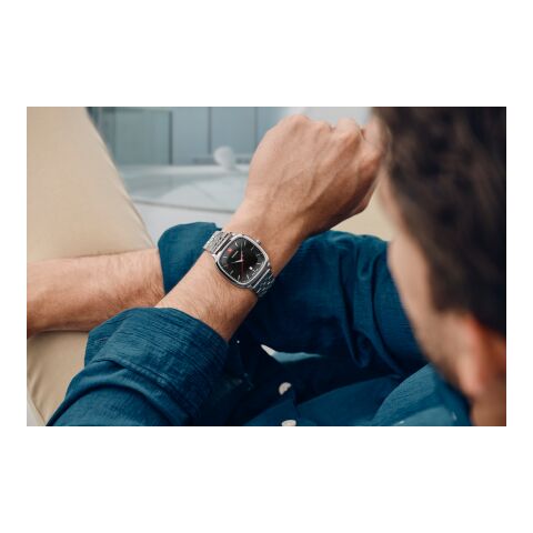 Wenger Vintage Classic Schwarz Uhr ohne Werbeanbringung