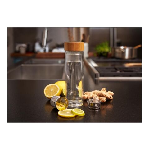 Glasflasche &quot;Tea&quot; 0,45l transparent | ohne Werbeanbringung | Nicht verfügbar | Nicht verfügbar