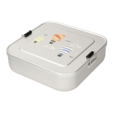 Vorratsdose &quot;Quadrado&quot;, large silber | ohne Werbeanbringung | Nicht verfügbar | Nicht verfügbar