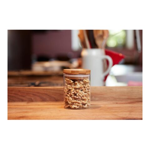 Glasbehälter &quot;Bamboo&quot;, 0,35 l transparent | ohne Werbeanbringung | Nicht verfügbar | Nicht verfügbar