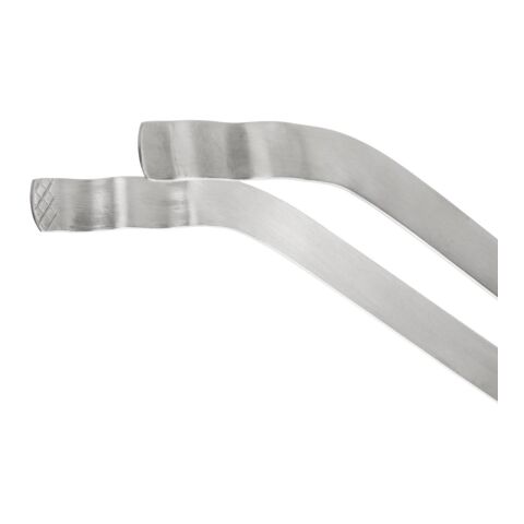 Grillzange &quot;BBQ&quot; silber | ohne Werbeanbringung | Nicht verfügbar | Nicht verfügbar