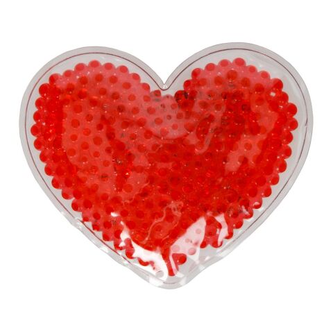 Kühl-/Wärmekissen &quot;Bead&quot;, Herz rot | ohne Werbeanbringung | Nicht verfügbar | Nicht verfügbar