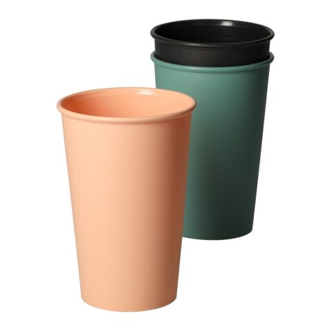 Becher &quot;ToGo&quot;, 300 ml, elastoNature peach fuzz | ohne Werbeanbringung | Nicht verfügbar | Nicht verfügbar