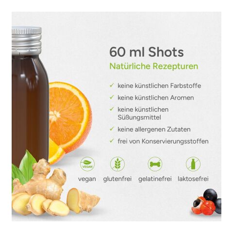 60 ml Vitamin-Shot "Orange-Ingwer" Offset digital