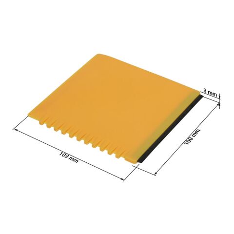 Eiskratzer &quot;Quadrat&quot; mit Wasserabstreifer weiß | ohne Werbeanbringung | Nicht verfügbar | Nicht verfügbar