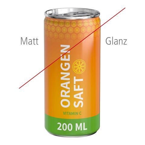 Bio Orangensaft 4C Digital Druck glänzend | Folienetikett (Fullbody)