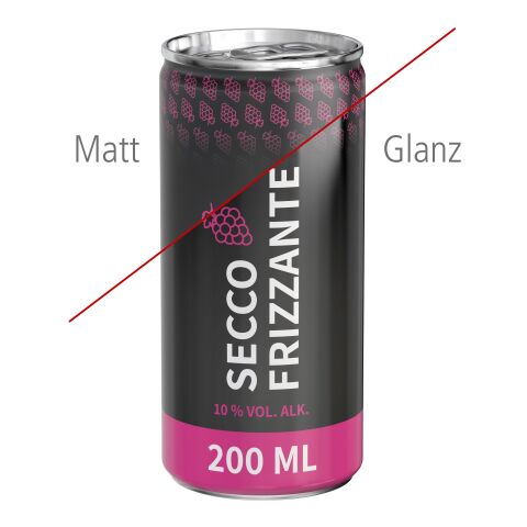 Secco frizzante 4C Digital Druck glänzend | Folienetikett (Fullbody)