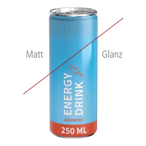 Energy Drink zuckerfrei 4C Digital Druck matt | Folienetikett (Fullbody)
