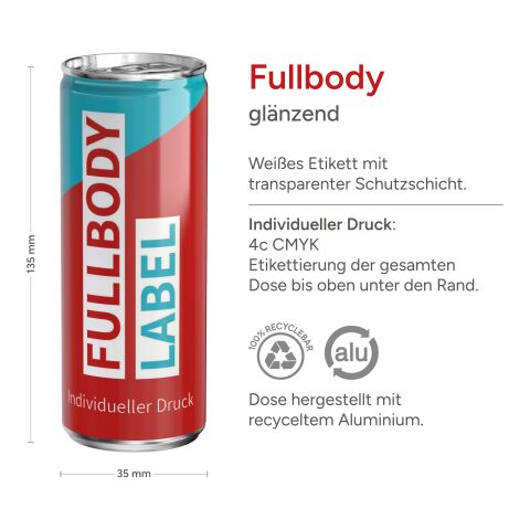 Latte Macchiato 4C Digital Druck glänzend | Folie (Fullbody) glzd