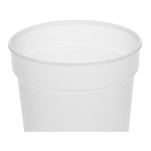 Trinkbecher &quot;Pfand&quot; 0,4 l transparent milchig | ohne Werbeanbringung | Nicht verfügbar | Nicht verfügbar