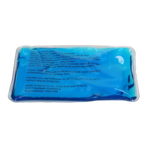 Kühl-/Wärmekissen "Fresh", klein transluzent blau | ohne Werbeanbringung | Nicht verfügbar | Nicht verfügbar