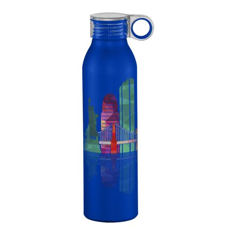 Grom 650 ml Aluminium Sportflasche royalblau