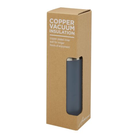 Hulan Mit Kupfer vakuumisolierte 540 ml Edelstahlflasche mit Bambusdeckel Standard | eisblau | ohne Werbeanbringung | Nicht verfügbar | Nicht verfügbar