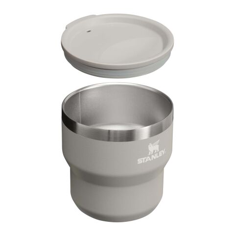 Stanley Stay Hot 295 ml Edelstahl isolierter, stapelbarer Camp Becher Standard | grau | ohne Werbeanbringung | Nicht verfügbar | Nicht verfügbar