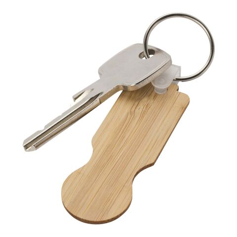 Ronan Trolley Schlüsselanhänger aus Bambus Standard | natur | ohne Werbeanbringung | Nicht verfügbar | Nicht verfügbar