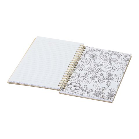 Squiggle B6 Hardcover Notizbuch mit Marker-Set natur