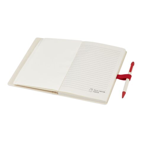 Dairy Dream A5 Notizbuch und Kugelschreiber-Set Standard | rot | ohne Werbeanbringung | Nicht verfügbar | Nicht verfügbar