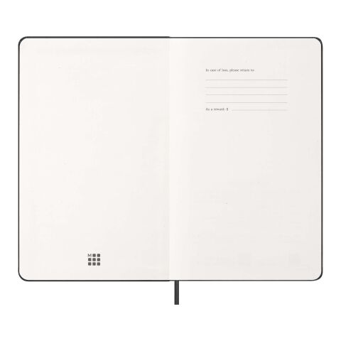 Moleskine Hardcover 12 Monate Wochenkalender L horizontal Standard | schwarz | ohne Werbeanbringung | Nicht verfügbar | Nicht verfügbar