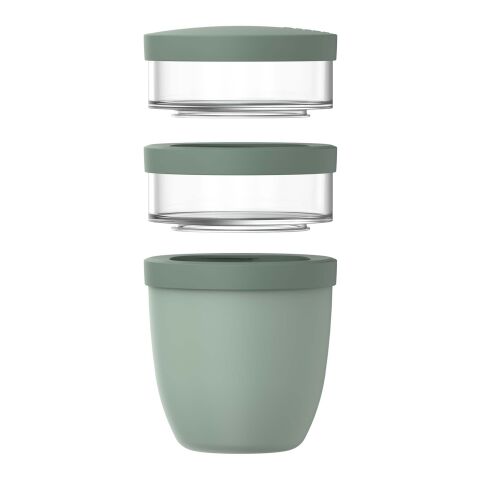 Mepal Ellipse Dreiteiliger, 500 ml + 2 x 200 ml isolierter Lunchpot Standard | salbei | ohne Werbeanbringung | Nicht verfügbar | Nicht verfügbar