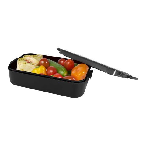 Snappy Lunchbox und Besteckset Standard | schwarz | ohne Werbeanbringung | Nicht verfügbar | Nicht verfügbar