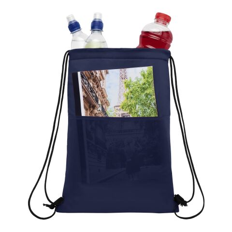 Oriole Kühltasche mit Kordelzug Standard | navy | ohne Werbeanbringung | Nicht verfügbar | Nicht verfügbar | Nicht verfügbar