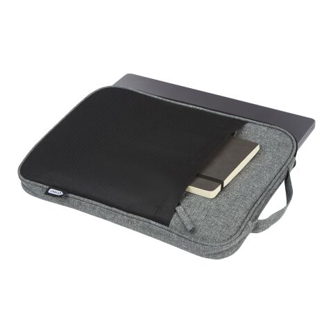 Reclaim 14&quot; GRS recycelte Laptophülle 2,5 L Standard | schwarz-heather grau | ohne Werbeanbringung | Nicht verfügbar | Nicht verfügbar | Nicht verfügbar