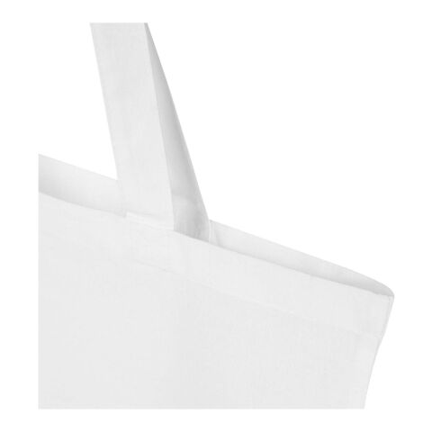 Madras Blend 140 g/m² Tragetasche aus GRS-recycelter Baumwolle 7L Standard | weiß | ohne Werbeanbringung | Nicht verfügbar | Nicht verfügbar | Nicht verfügbar