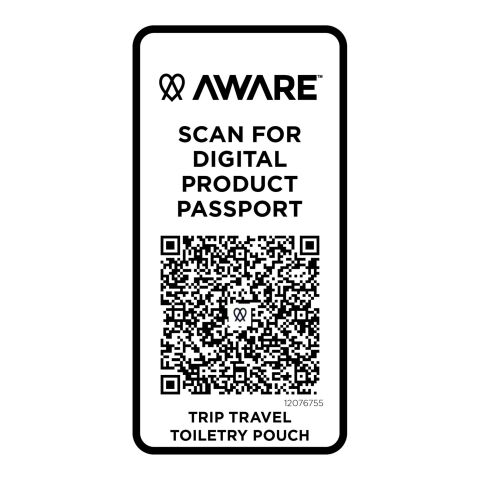 Trip Aware™ Recycelter Reisekulturbeutel 2 L Standard | Hale Blue | ohne Werbeanbringung | Nicht verfügbar | Nicht verfügbar | Nicht verfügbar