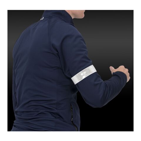 Mats 38 cm reflektierendes Sicherheits-Schnapparmband Standard | transparent weiss | ohne Werbeanbringung | Nicht verfügbar | Nicht verfügbar