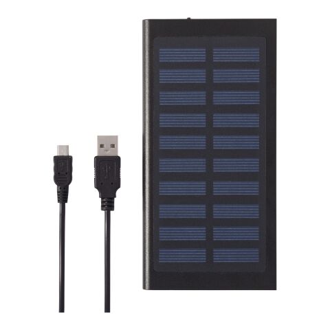 Stellar 8000 mAh Solar Powerbank Standard | schwarz | ohne Werbeanbringung | Nicht verfügbar | Nicht verfügbar