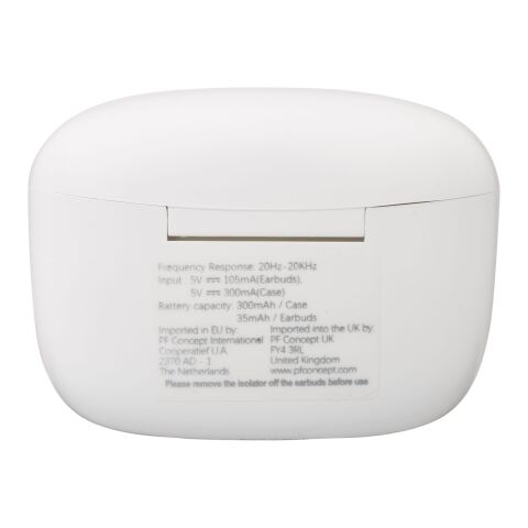 Essos 2.0 True Wireless Auto-Pair-Ohrhörer mit Etui Standard | weiss | ohne Werbeanbringung | Nicht verfügbar | Nicht verfügbar