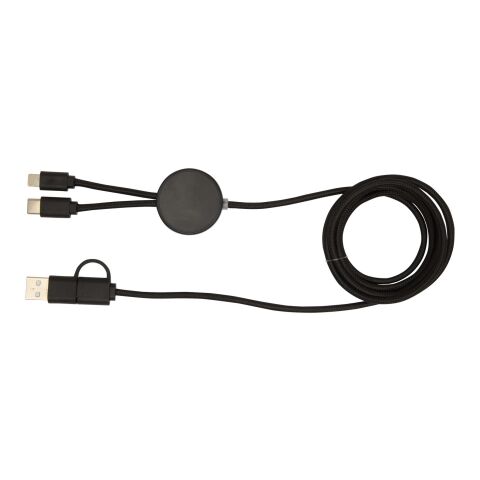 Citala 150 cm 5-in-1 Kabel aus recyceltem Kunststoff für Datenübertragung und 27W Schnellladung Standard | schwarz | ohne Werbeanbringung | Nicht verfügbar | Nicht verfügbar