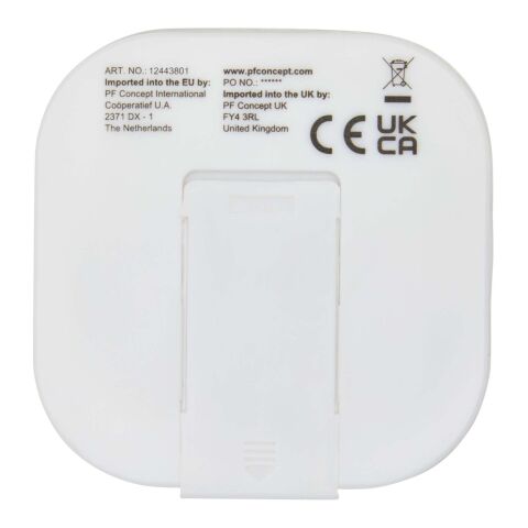 Baekdu kabelgebundenes Headset Typ-C mit Aufbewahrungsbox aus recyceltem Kunststoff Standard | weiß | ohne Werbeanbringung | Nicht verfügbar | Nicht verfügbar