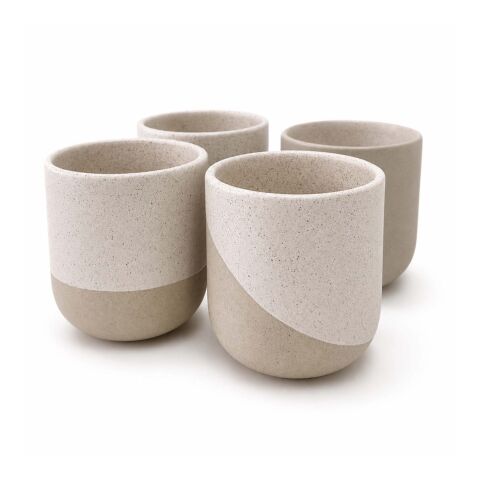 Originalhome Reclay 350 ml Tee- und Matcha-Becher Set  weiss