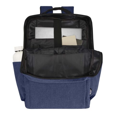 Libra 15" Laptop-Rucksack aus recyceltem GRS-Material 15 L heather navy