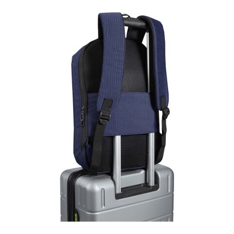 Luma 15" GRS Laptop-Rucksack aus recyceltem Material mit Diebstahlschutz 10L Standard | navy | ohne Werbeanbringung | Nicht verfügbar | Nicht verfügbar