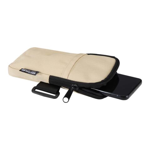 Byron Flaschentasche aus GRS Recyclingmaterial Standard | Oatmeal | ohne Werbeanbringung | Nicht verfügbar | Nicht verfügbar | Nicht verfügbar