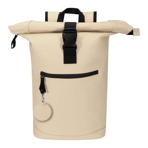 Resi Plus GRS recycelter runder Charm Schlüsselanhänger Standard | Oatmeal | ohne Werbeanbringung | Nicht verfügbar | Nicht verfügbar