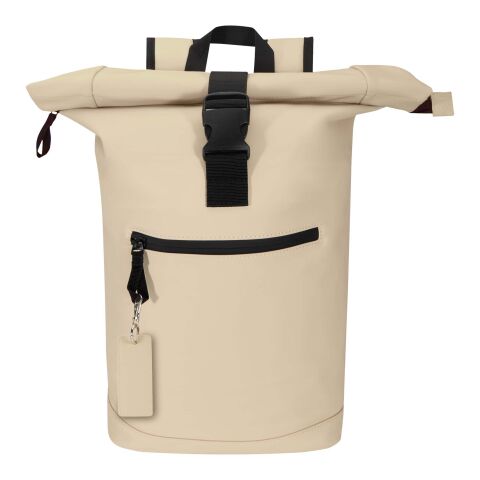 Resi Plus GRS recycelter rechteckiger Charm Schlüsselanhänger Standard | Oatmeal | ohne Werbeanbringung | Nicht verfügbar | Nicht verfügbar