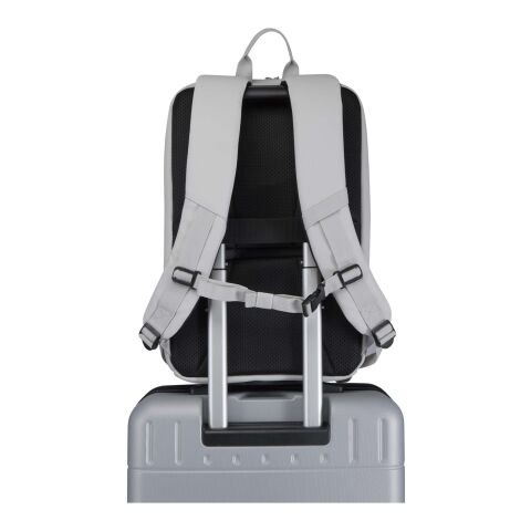SMART 15" GRS Laptop-Rucksack aus recyceltem Material, 18 l hellgrau