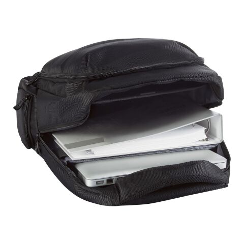 HALFAR® Notebook-Rucksack MISSION schwarz | ohne Werbeanbringung